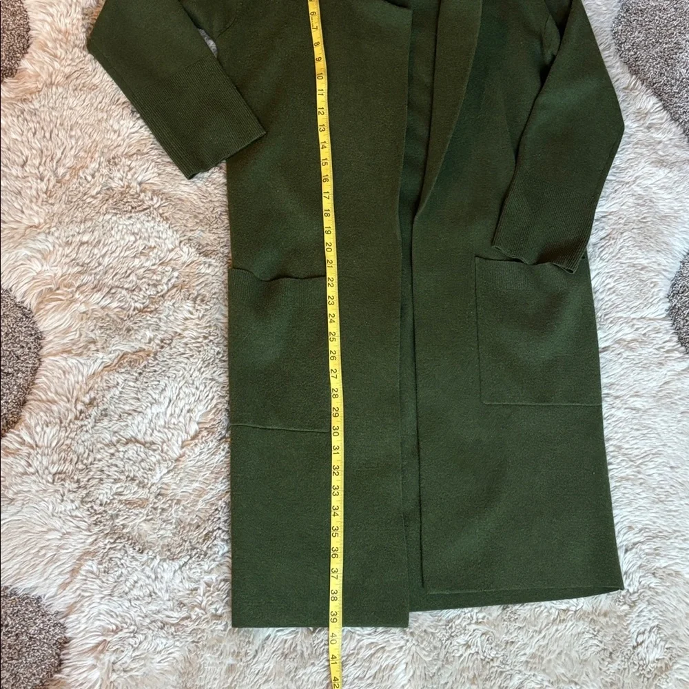 J. Crew Ella Long‎ Sweater Olive
